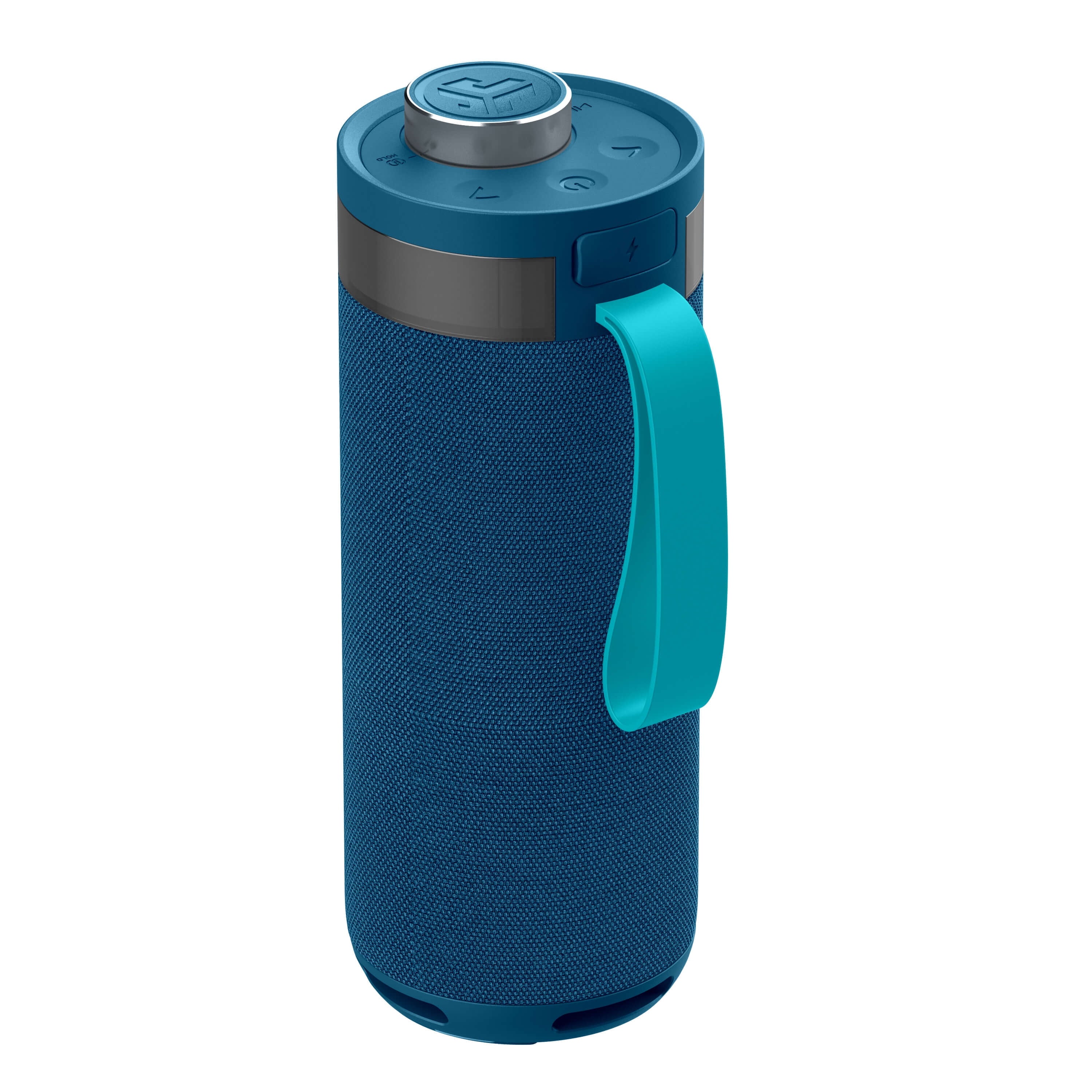 GO Party Speaker - Navy; Bluetooth Portable Speaker with RGB Lighting, 10W
